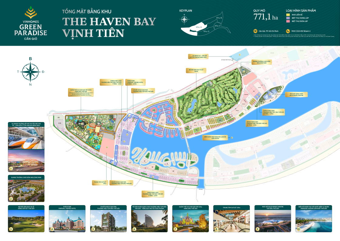 Thông tin tổng quan Vịnh Xanh Vinhomes Green Paradise