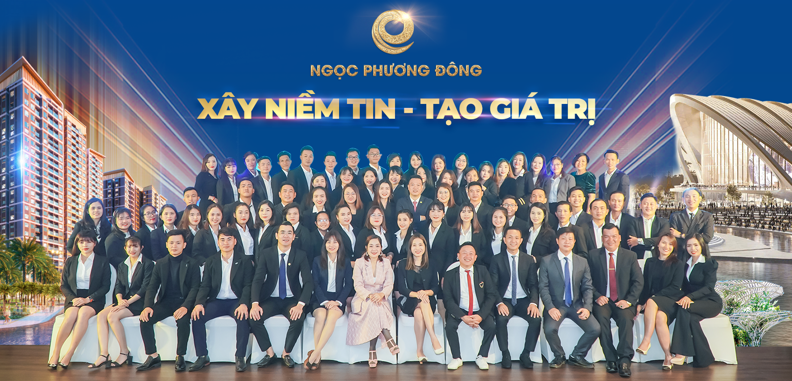 Đội ngũ Công ty Cổ phần Đầu tư Ngọc Phương Đông