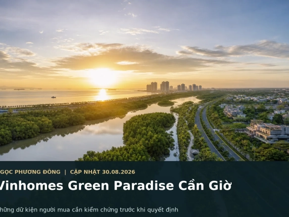 Cảnh đô thị biển xanh tại Cần Giờ với không gian sinh thái và hạ tầng kết nối