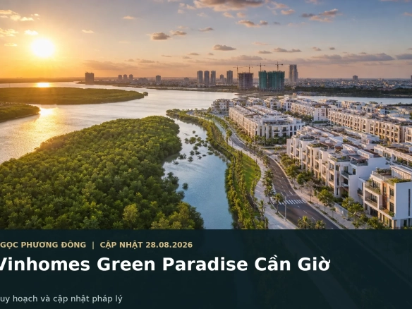 Cảnh quy hoạch đô thị biển Cần Giờ với hạ tầng ven biển và không gian sinh thái