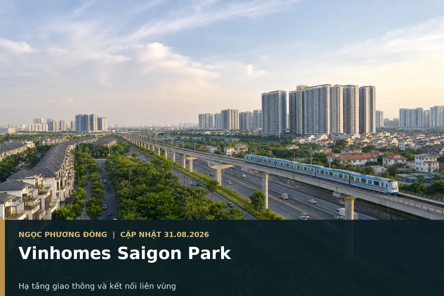 Hạ tầng giao thông hiện đại kết nối khu Tây Bắc TP.HCM với đại đô thị