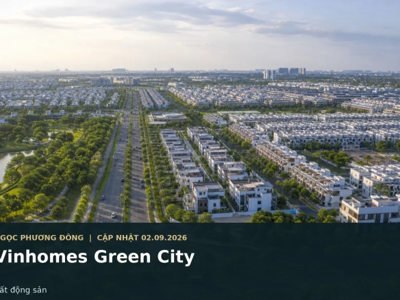 Đại đô thị Vinhomes Green City gắn với hạ tầng khu Tây Bắc TP.HCM