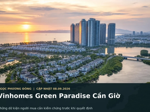 Không gian đô thị biển Cần Giờ với cảm giác quy hoạch bền vững và hạ tầng đang hình thành