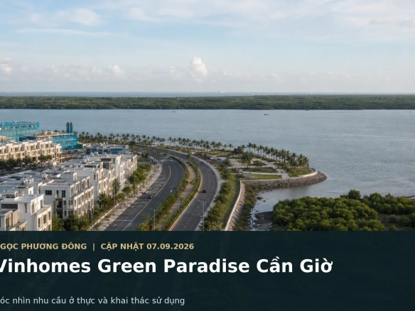 Góc nhìn thực tế về nhu cầu ở và khai thác tại đô thị biển Cần Giờ.