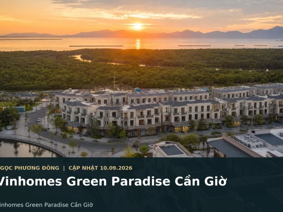 Khu đô thị biển cao cấp tại Cần Giờ với không gian sinh thái và hoạt động sử dụng thực