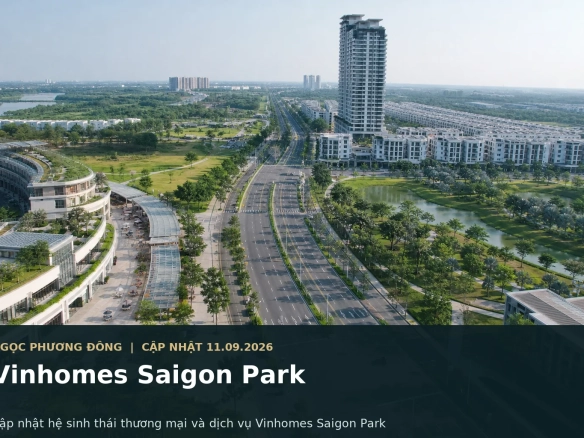 Không gian thương mại - dịch vụ trong một đại đô thị cửa ngõ Tây Bắc TP.HCM