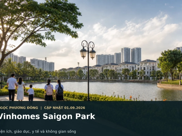 Không gian sống xanh và tiện ích giáo dục trong khu đô thị Vinhomes Saigon Park