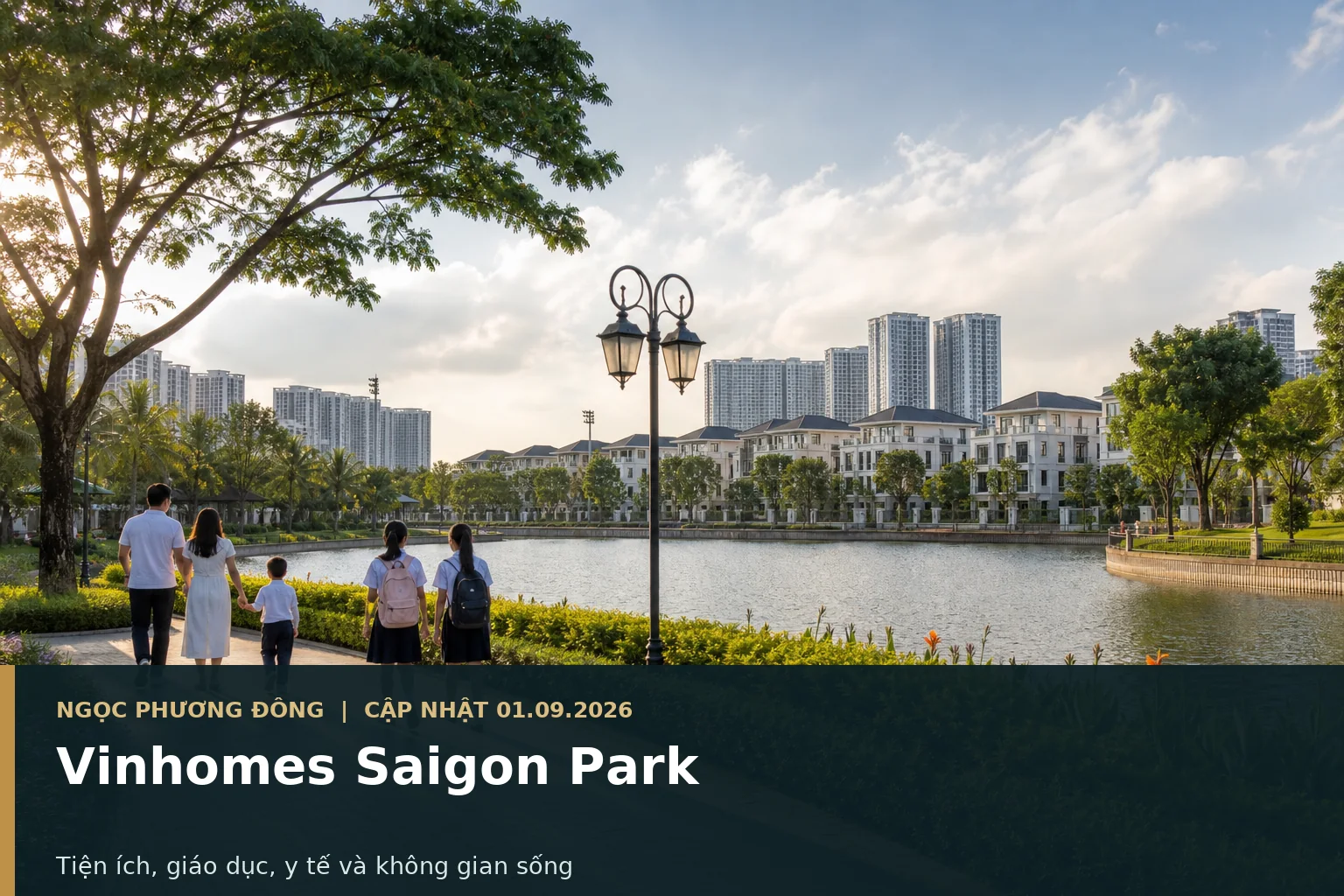 Không gian sống xanh và tiện ích giáo dục trong khu đô thị Vinhomes Saigon Park