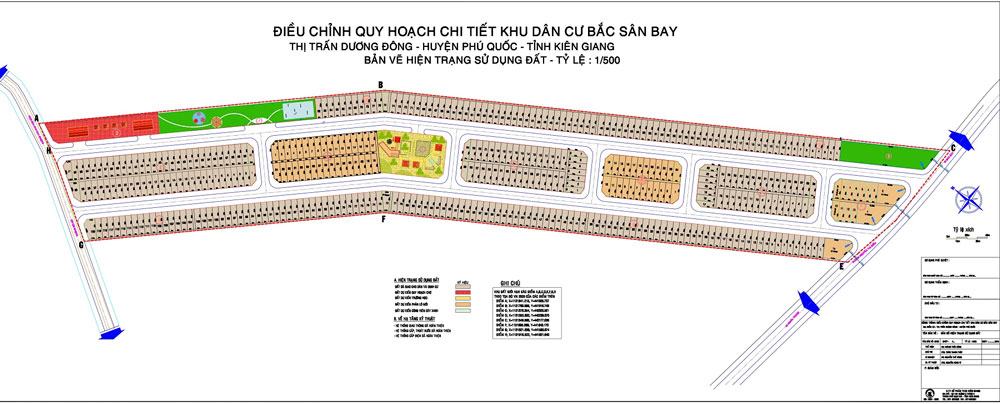 Mat bang phan lo Khu tai dinh cu khu pho 10
