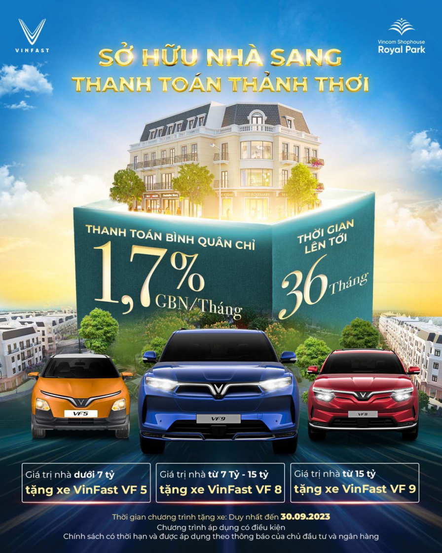 Vincom Shophouse Royal Park- Quảng Trị