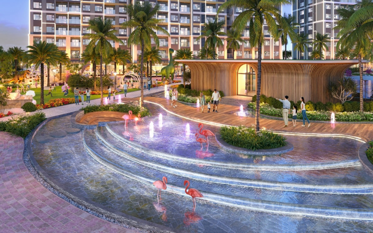 Suối bậc cảnh quan