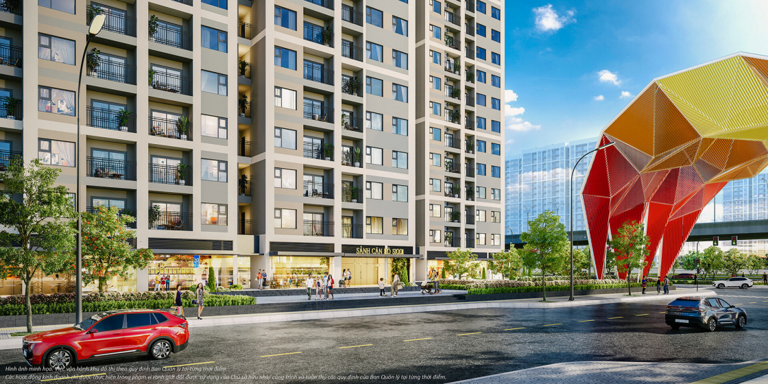 Shop thương mại khối đế Vinhomes Grand Park