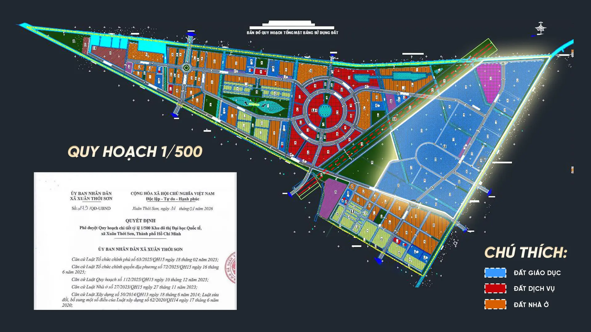 Bản quy hoạch chi tiết dự án Vinhomes Sài Gòn Park